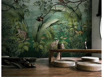 CONCRETE INSIDE THE JUNGLE - Vinyl or fyber glass wallpaper by N.O.W. Edizioni - view 2